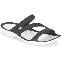 Zapatos Mujer Sandalias Crocs SWIFTWATER SANDAL W Negro / Blanco