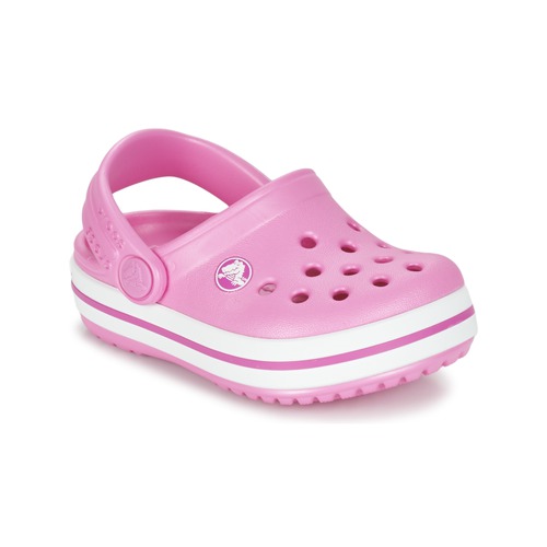 Zapatos Niña Zuecos (Clogs) Crocs Crocband Clog Kids Rosa