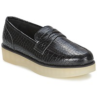 Zapatos Mujer Mocasín F-Troupe Penny Loafer Negro