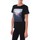 textil Mujer Camisetas manga corta Coquelicot T-shirt  Noir 16423 Negro