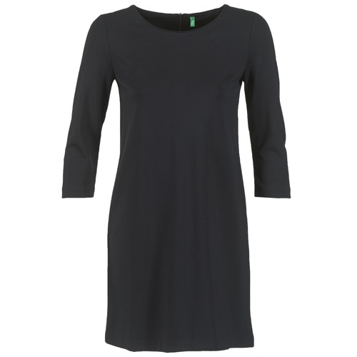 textil Mujer Vestidos cortos Benetton SAVONI Negro