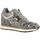Zapatos Mujer Deportivas Moda Guess LACEYY PAILLETTES Gris