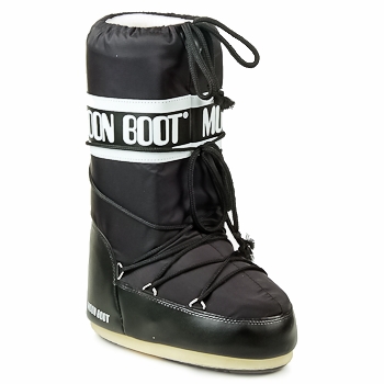Zapatos Mujer Botas de nieve Moon Boot MOON BOOT NYLON Negro