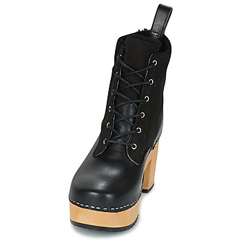 Swedish hasbeens HIPPIE LACE UP Negro