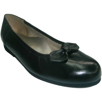 Zapatos Mujer Zapatos de tacón Roldán Manoletina plana con gomas alrededor negro
