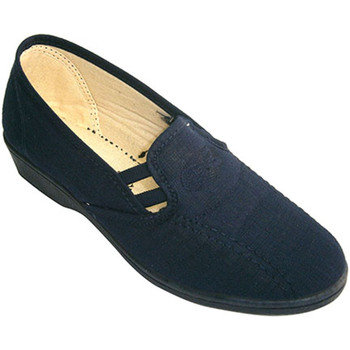 Zapatos Mujer Pantuflas Made In Spain 1940 Zapatilla mujer cerrada con gomitas a lo Azul
