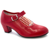 Zapatos Mujer Zapatos de tacón Danka Zapato baile sevillanas flamenco para ni rojo