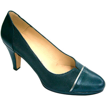 Zapatos Mujer Zapatos de tacón Pomares Vazquez Zapato mujer cerrado con plataforma aber gris