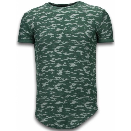 textil Hombre Camisetas manga corta Justing Fashionable Patron Ejercito Long Verde