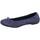 Zapatos Mujer Bailarinas-manoletinas Vulladi SERRAJE LETINA FLORES Azul