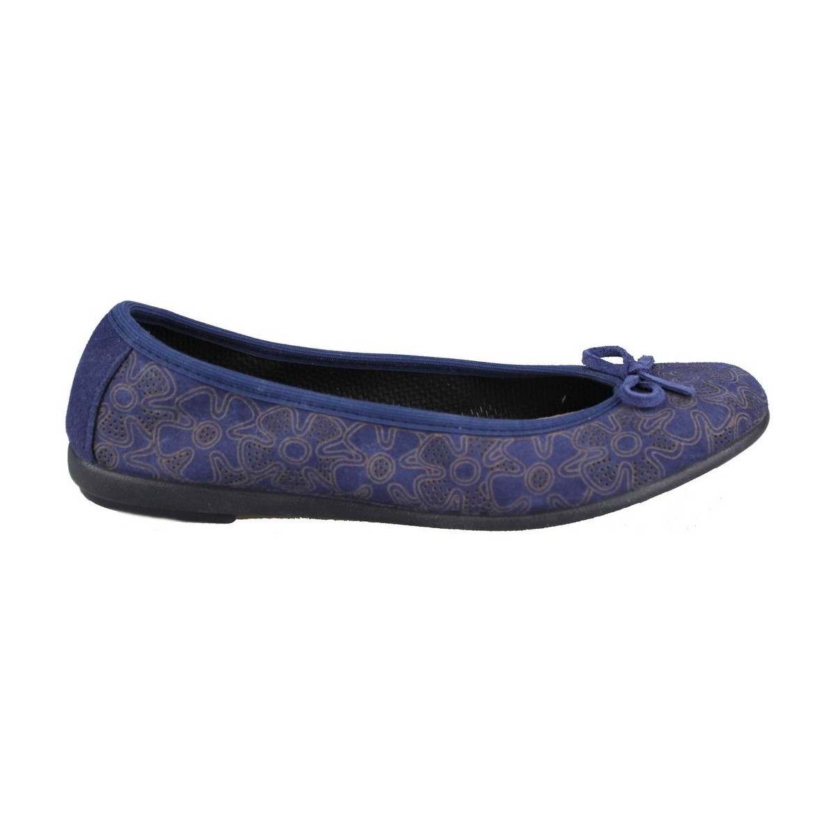 Zapatos Mujer Bailarinas-manoletinas Vulladi SERRAJE LETINA FLORES Azul