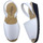 Zapatos Mujer Derbie & Richelieu Huran Sandalias Menorquinas Cuña Blanco Blanco