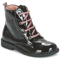 Zapatos Niña Botas de caña baja Citrouille et Compagnie HEMANU Negro / Rosa