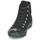 Zapatos Mujer Zapatillas altas Converse CHUCK TAYLOR ALL STAR MONO PLUSH SUEDE HI BLACK/BLACK/BLACK Negro