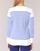 textil Mujer Camisetas manga larga Armor Lux ROADY Blanco / Azul
