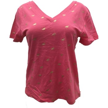 textil Mujer Camisetas manga corta Dress Code Tee Shirt Zinka Rose signe or KT107 Rosa