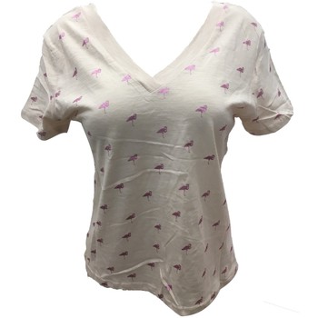 textil Mujer Camisetas manga corta Dress Code Tee Shirt Zinka Beige signe Rose KT107 Beige