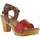 Zapatos Mujer Sandalias Cumbia 30551 Rojo