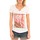 textil Mujer Camisetas manga corta LuluCastagnette T-Shirt Mimi Flamme Print Blanc Blanco