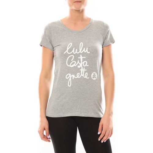 textil Mujer Camisetas manga corta LuluCastagnette T-shirt Muse Gris Gris