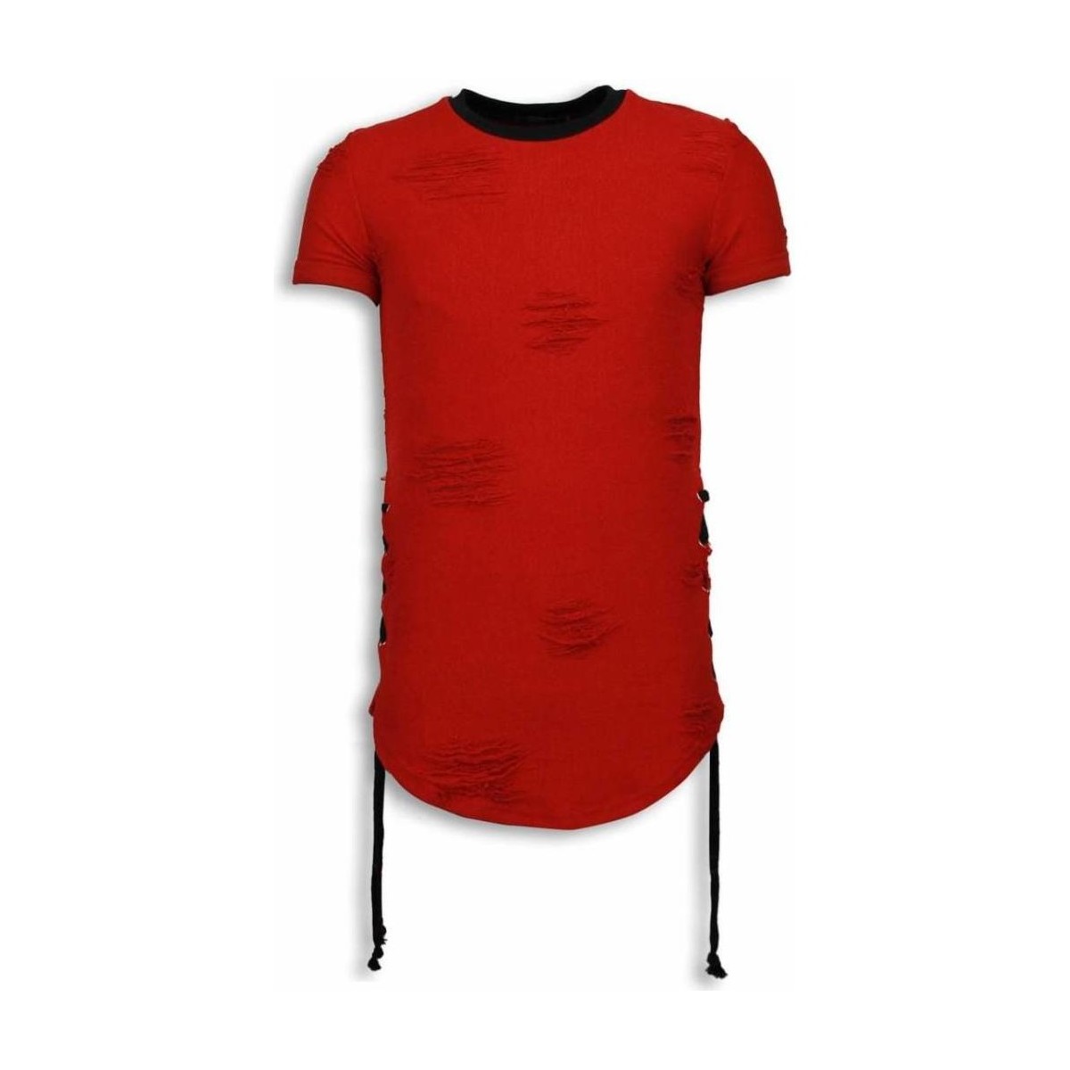 textil Hombre Camisetas manga corta Justing  Rojo