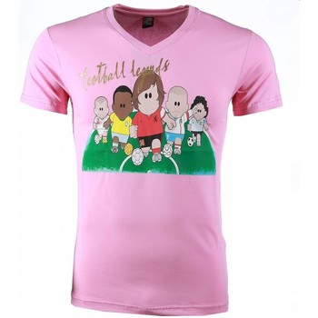 textil Hombre Camisetas manga corta Local Fanatic Football Legends Print Do Rosa