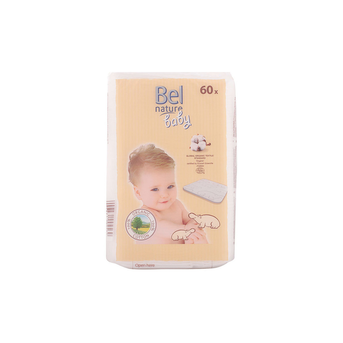 Belleza Desmaquillantes & tónicos Bel Nature Ecocert Maxi Discos Bebé Algodón 100% Orgánico 
