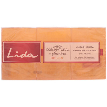 Belleza Productos baño Lida Jabon 100% Natural Glicerina Original Lote 3 Pz 