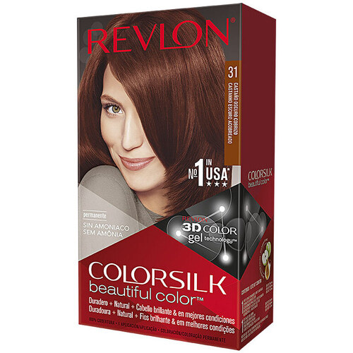Belleza Mujer Coloración Revlon Colorsilk Tinte 31-castaño Oscuro Cobrizo 
