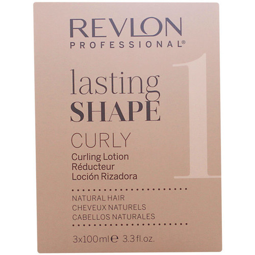 Belleza Fijadores Revlon Lasting Shape Curling Lotion Natural Hair 3 X 