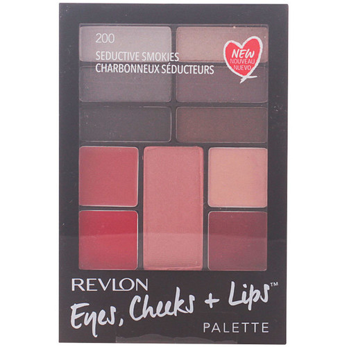 Belleza Colorete & polvos Revlon Palette Eyes, Cheeks + Lips 200-seductive Smokies 