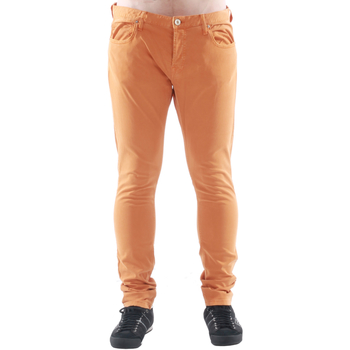 textil Hombre Pantalones chinos Freesoul DRAKE CATO ORANGE Naranja