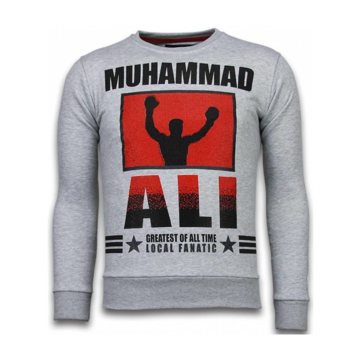 textil Hombre Sudaderas Local Fanatic Muhammad Ali Hombre Gris
