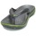 Zapatos Chanclas Crocs CROCBAND FLIP Negro / Verde
