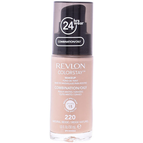 Belleza Base de maquillaje Revlon Colorstay Foundation Combination/oily Skin 220-naturl Beige 