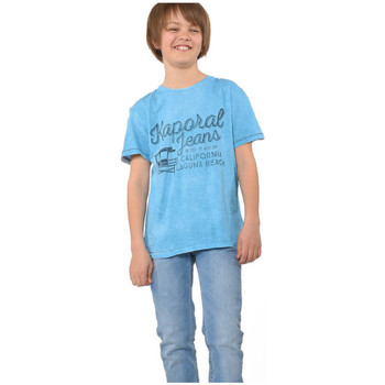 textil Niño Tops y Camisetas Kaporal Tee Shirt  Dig Bleu Ciel Azul