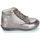 Zapatos Niña Botas de caña baja GBB NICOLE Violeta / Metalizado