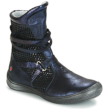 Zapatos Niña Botas urbanas GBB ROSANA Azul / Negro