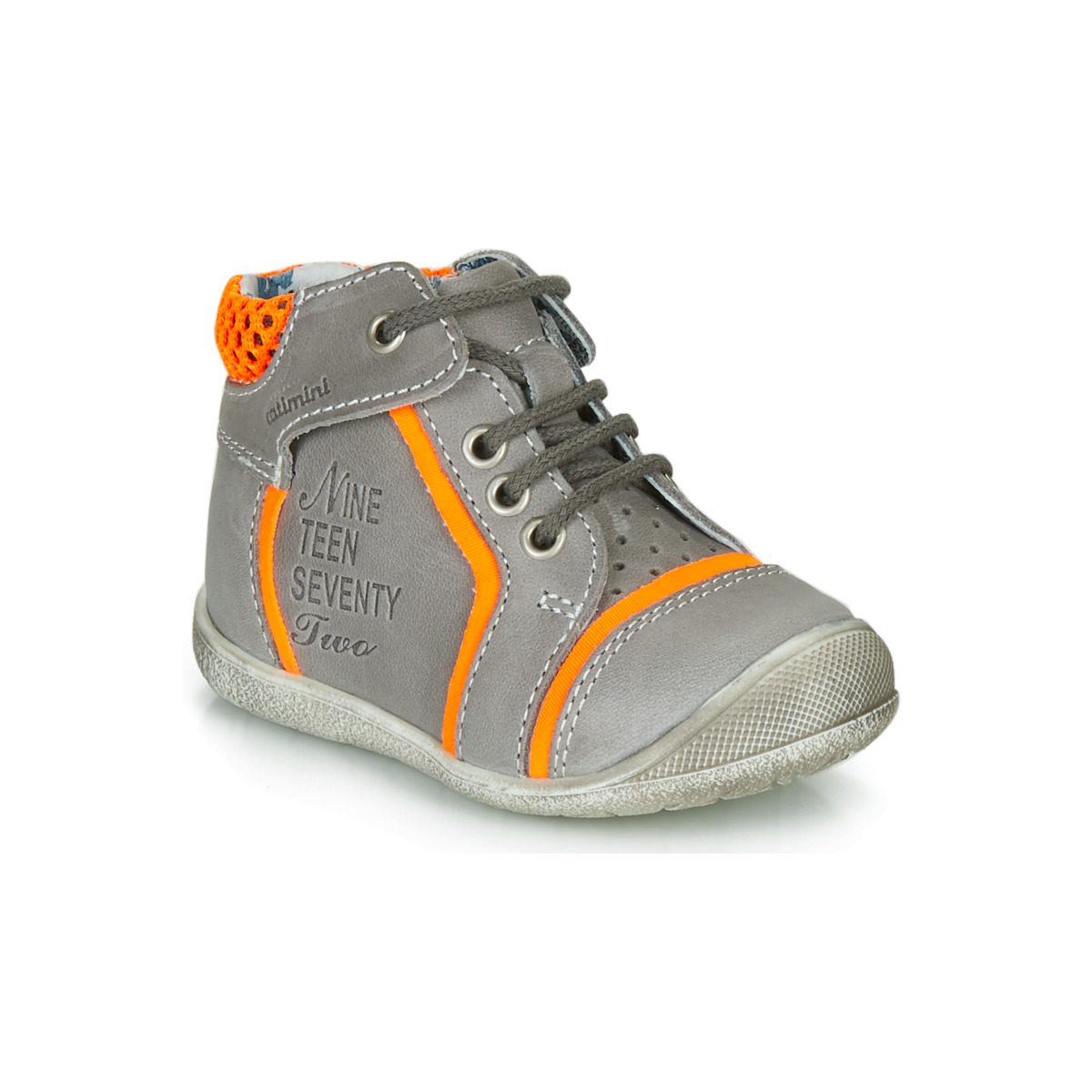 Zapatos Niño Botas de caña baja Catimini SEREVAL Gris / Naranja