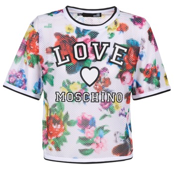 textil Mujer Tops / Blusas Love Moschino W4G2801 Blanco / Multicolor
