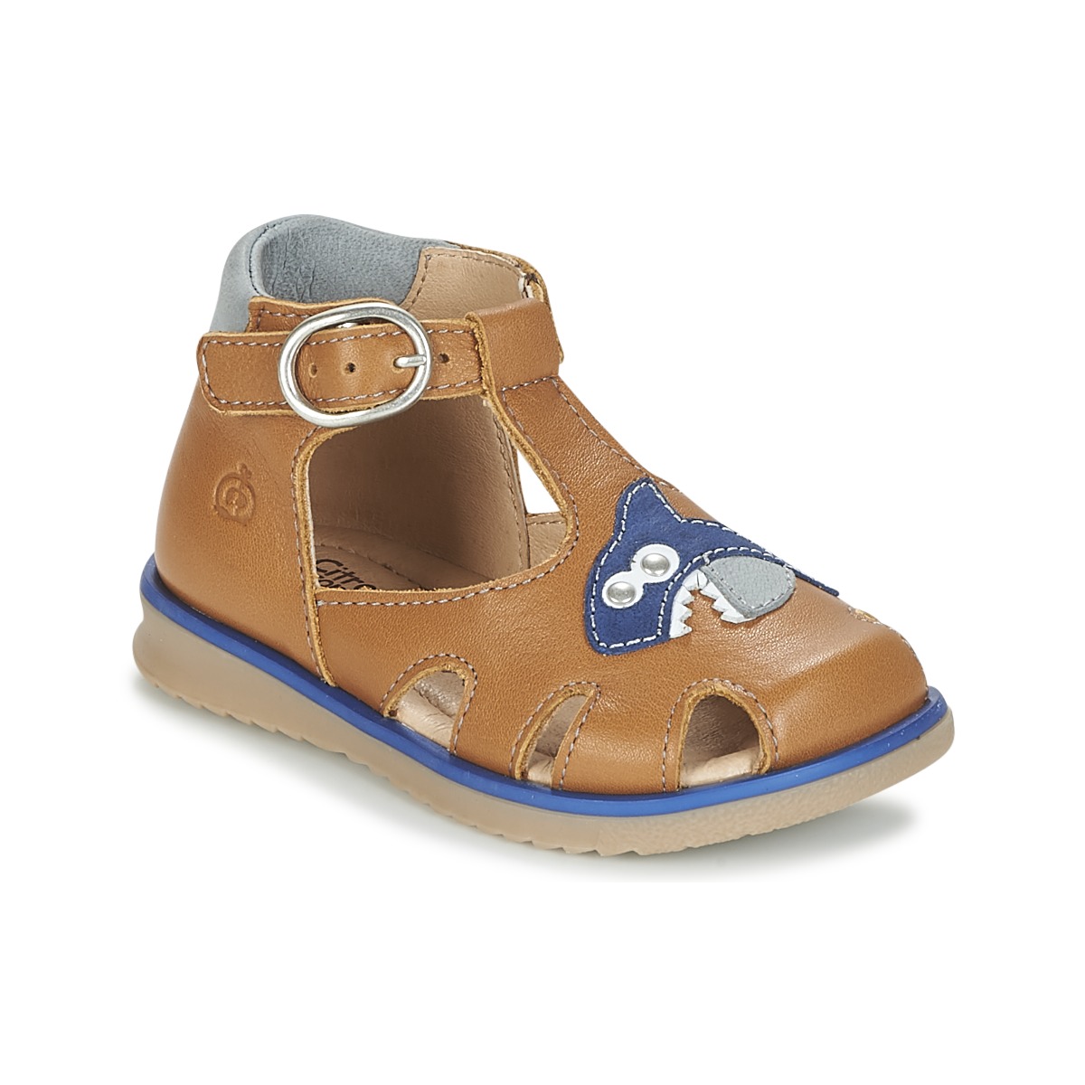 Zapatos Niño Sandalias Citrouille et Compagnie ISKILANDRO Marrón / Azul