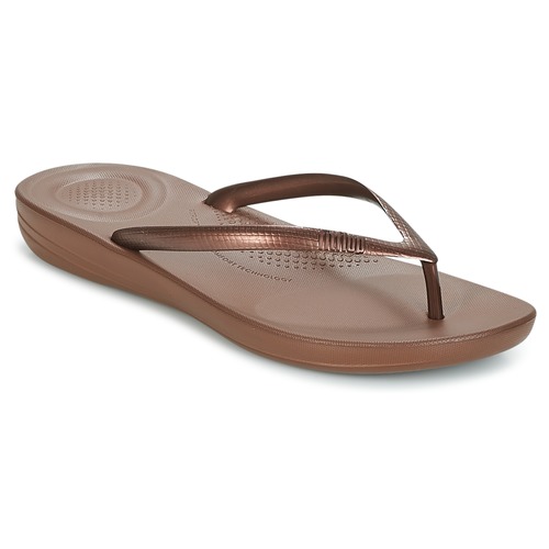 Zapatos Mujer Chanclas FitFlop IQUSHION ERGONOMIC FLIP FLOPS Marrón