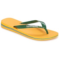 Zapatos Chanclas Havaianas BRAZIL LOGO Amarillo