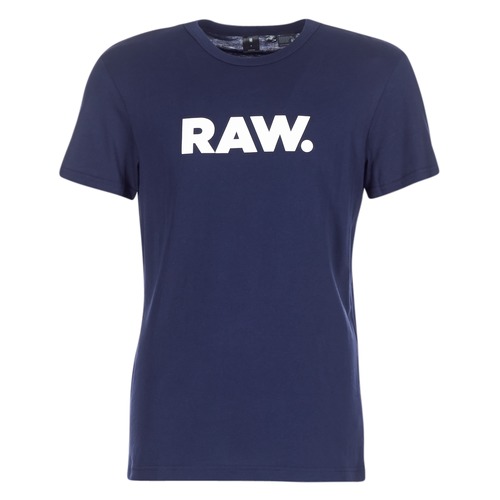 textil Hombre Camisetas manga corta G-Star Raw HOLORN R T S/S Marino