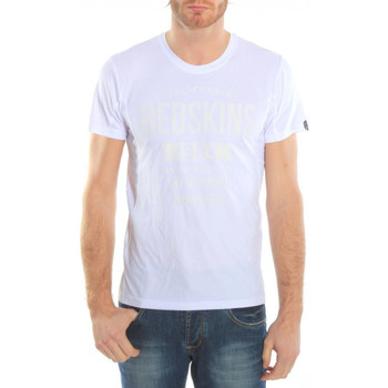 textil Hombre Camisetas manga corta Redskins T-Shirt TWISNE Blanc Blanco