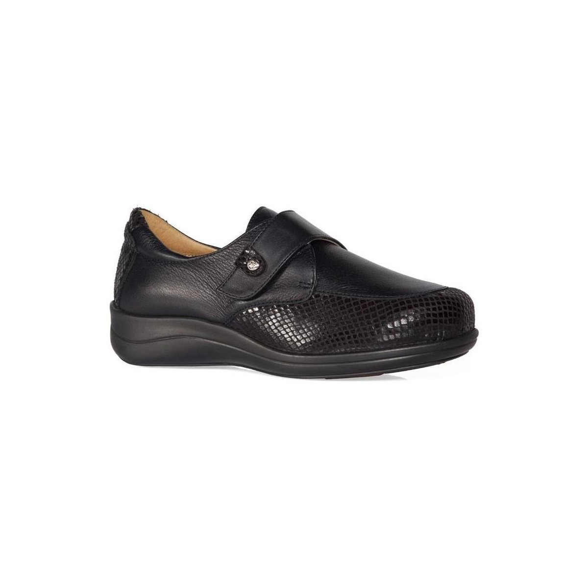 Zapatos Mujer Derbie & Richelieu Calzamedi S  TEXTURE STRETCH W 0644 Negro