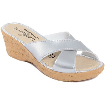 Zapatos Mujer Zuecos (Mules) Summery  Plata