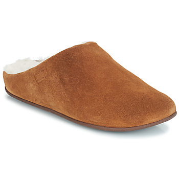 Zapatos Mujer Pantuflas FitFlop CHRISSIE SHEARLING Cognac