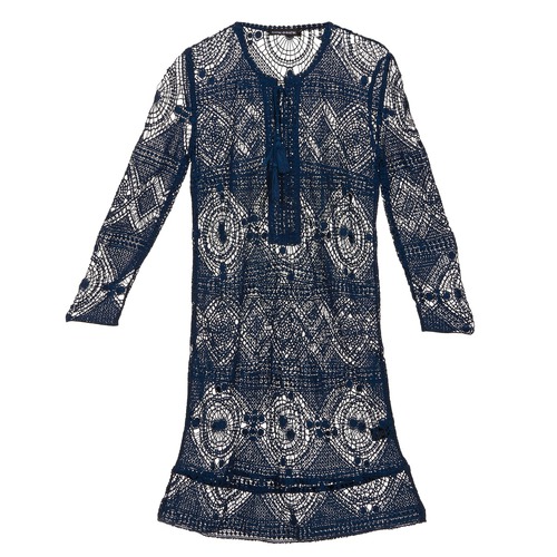 textil Mujer Vestidos cortos Antik Batik LEANE Marino