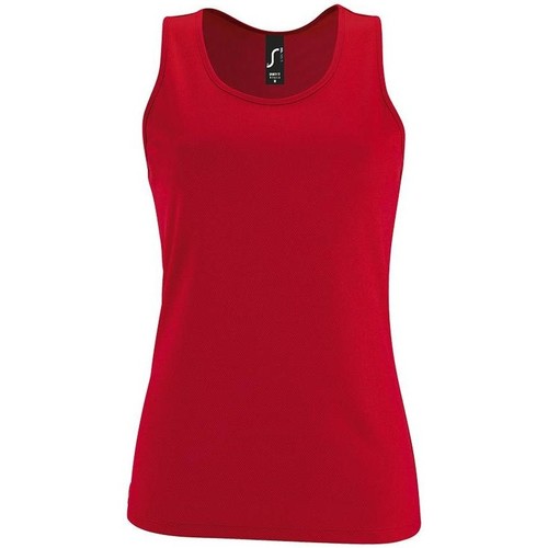 textil Mujer Camisetas sin mangas Sols SPORT TT WOMEN Rojo